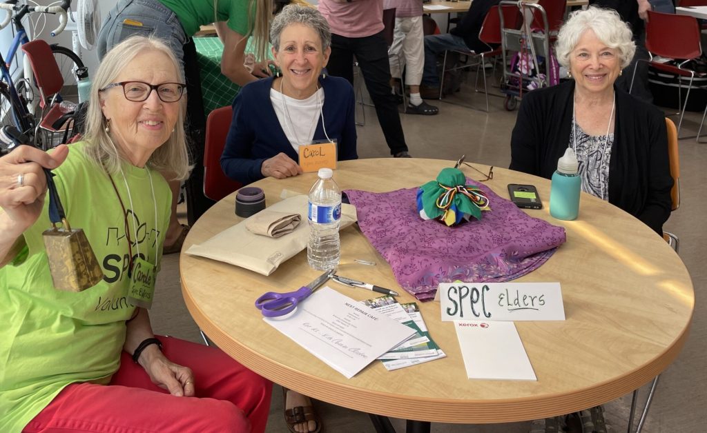 SPEC Elders provide listening and caring wisdom to vulnerable individuals having their items diverted from landfill at a Repair Cafe